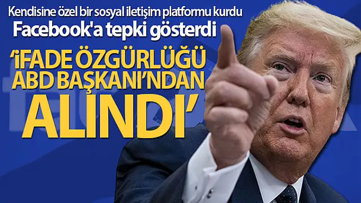 Trump'dan Facebook'a sert tepki!