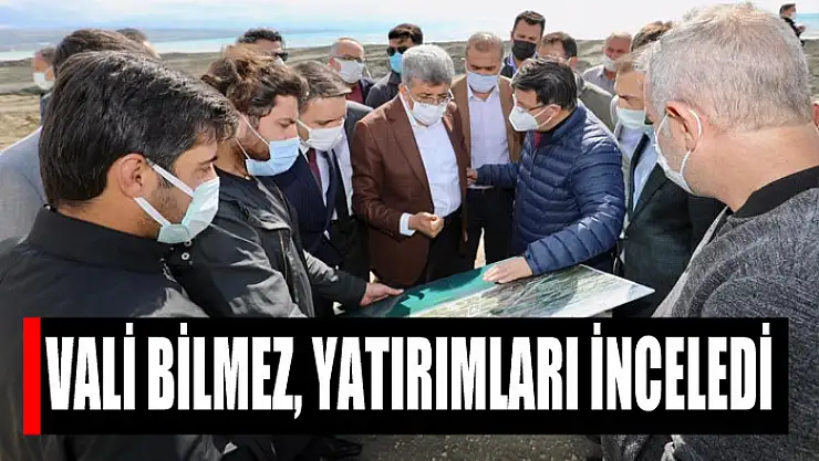 Vali Bilmez, Büyükşehir'in devam eden yatırımlarını inceledi