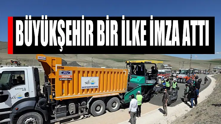 Büyükşehir bir ilke imza attı