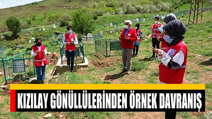 Kızılay gönüllülerinden örnek davranış