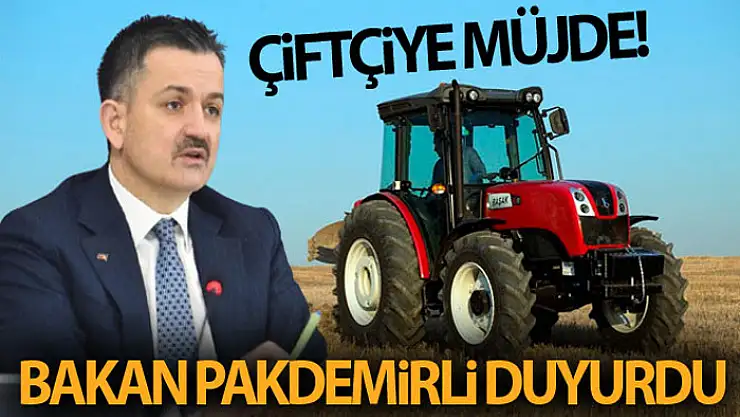 Çiftçiye müjde! Bakan Pakdemirli duyurdu: 'Destek ödemeleri bugün başlıyor'
