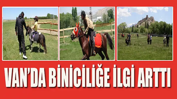 Van'da biniciliğe ilgi arttı