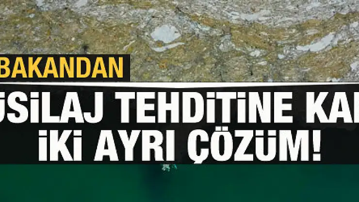 İki bakandan müsilaj için iki çözüm