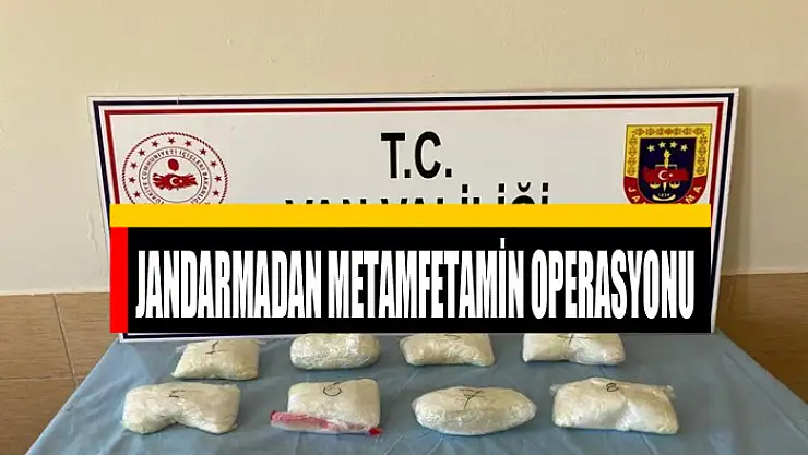 Jandarmadan metamfetamin operasyonu