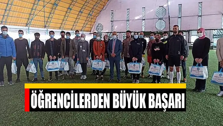 Öğrencilerden büyük başarı