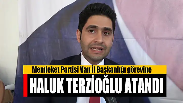 Memleket Partisi Van İl Başkanı belli oldu
