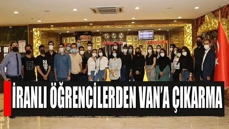İranlı öğrencilerden Van'a çıkarma