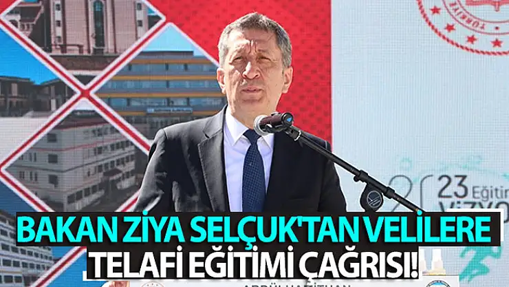 Bakan Selçuk'tan velilere çağrı: Çocuklarını telafi eğitimlerine göndersinler