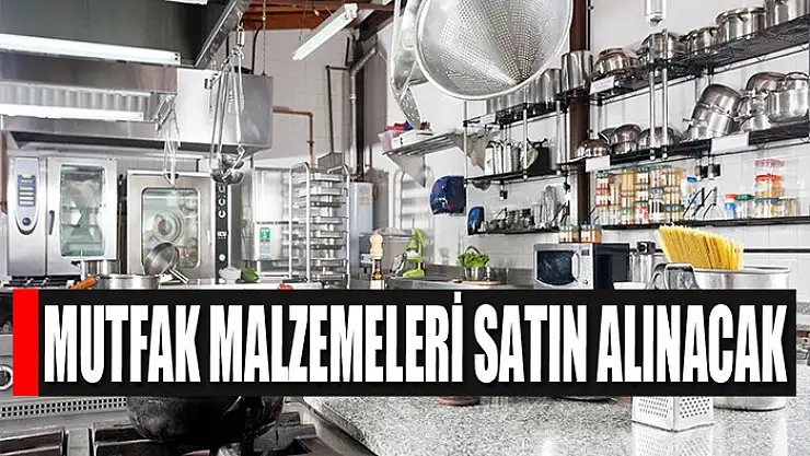 Mutfak malzemeleri satın alınacak