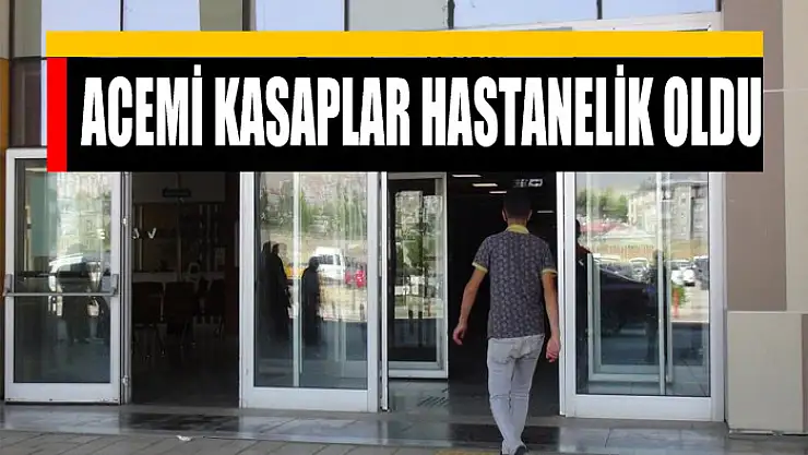 Acemi kasaplar hastanelik oldu