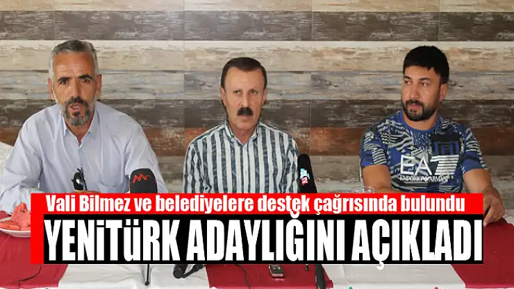 SERVET YENİTÜRK ADAYLIĞINI AÇIKLADI