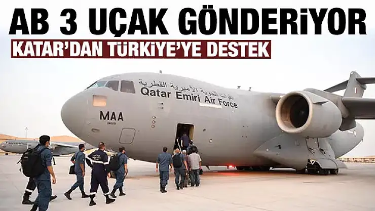 AB 3 yangın söndürme uçağı gönderiyor: Katar'dan destek!