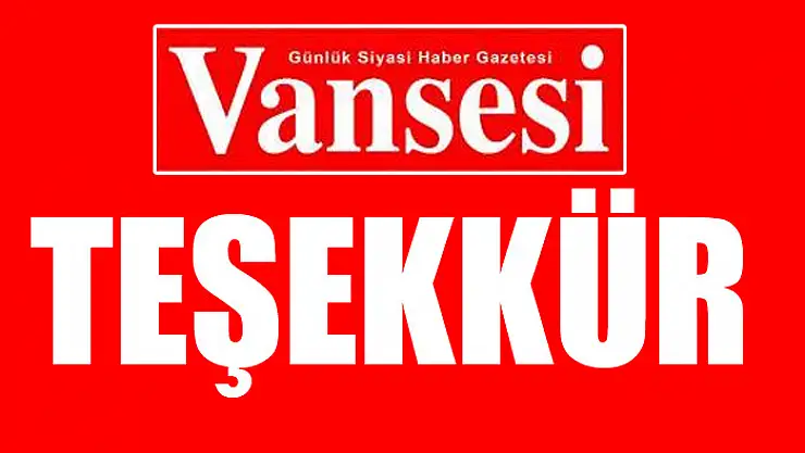 TEŞEKKÜR