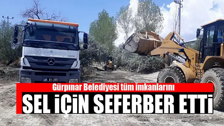 Gürpınar Belediyesi tüm imkanlarını sel için seferber etti