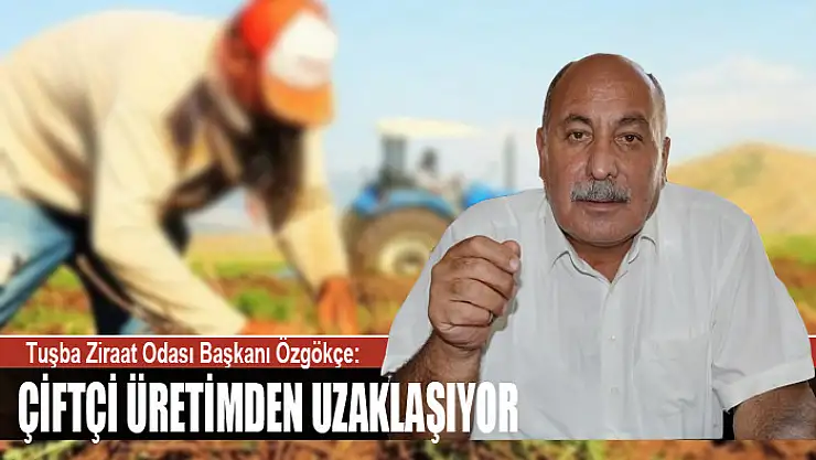 ÖZGÖKÇE: ÇİFTÇİ ÜRETİMDEN UZAKLAŞIYOR