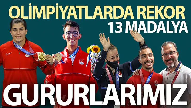 Olimpiyatlarda rekor geldi: 13 madalya