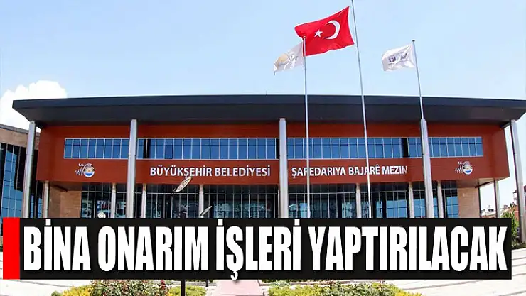 Bina onarım işleri yaptırılacak