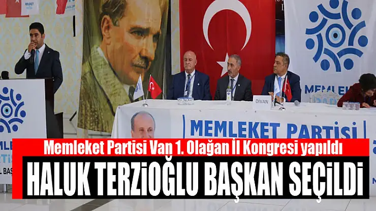 Memleket Partisi Van 1. Olağan İl Kongresi yapıldı