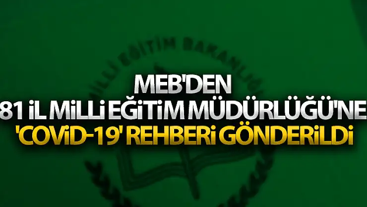 MEB'den 81 İl Milli Eğitim Müdürlüğü'ne yazı