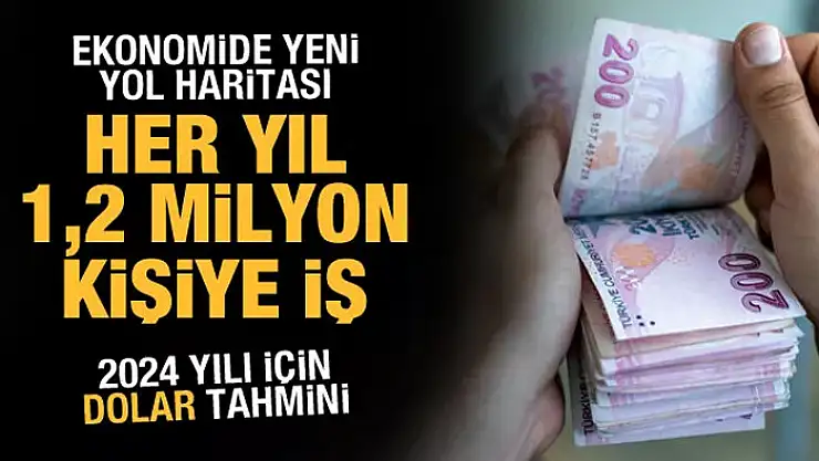 Ekonomide yeni yol haritası: Her yıl 1,2 milyon kişiye iş