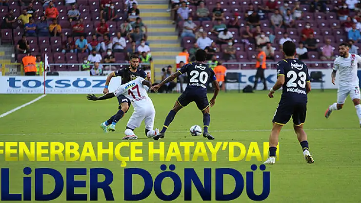 Fenerbahçe işi ilk yarıda bitirdi
