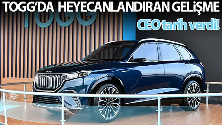 TOGG CEO'su Karakaş: 'Gelecek senenin sonunda seri üretime başlarız'