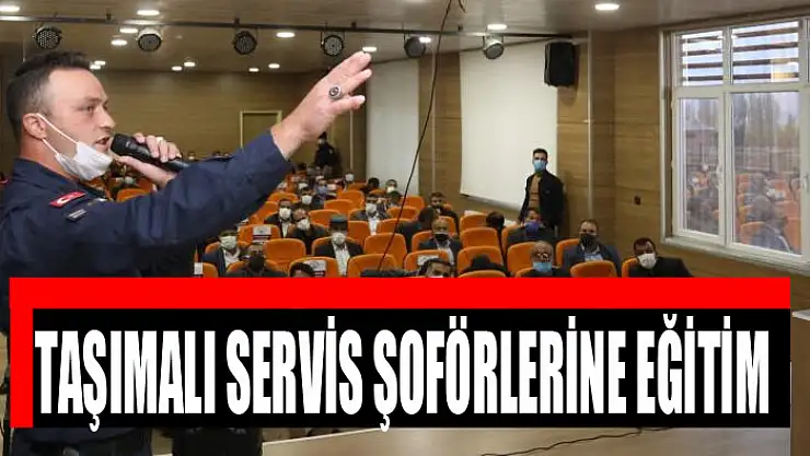 Taşımalı servis şoförlerine eğitim