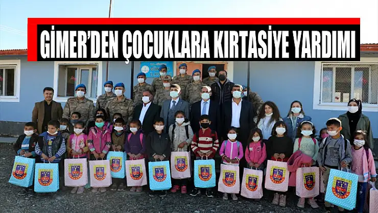 GİMER'den çocuklara kırtasiye yardımı
