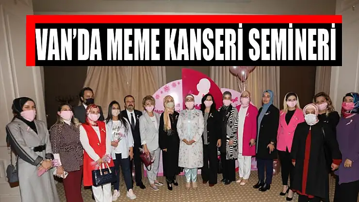 Van'da meme kanseri semineri