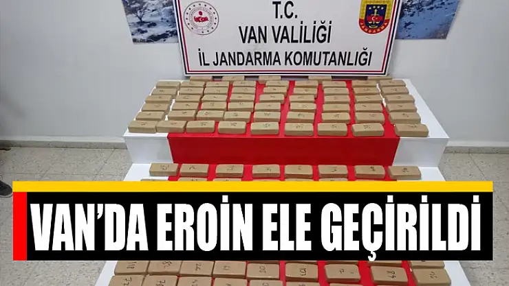 Van'da eroin ele geçirildi