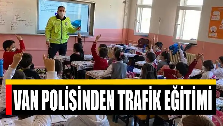 Van polisinden trafik eğitimi