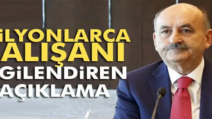 Bakan Müezzinoğlu'ndan kıdem tazminatı açıklaması