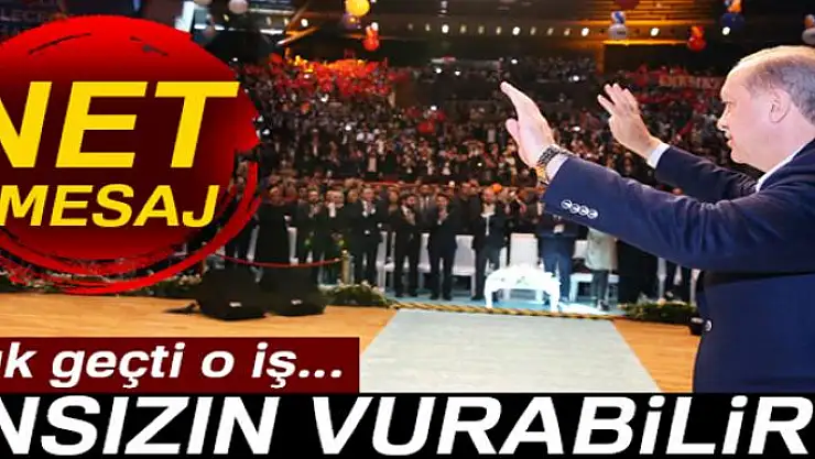 Cumhurbaşkanı Erdoğan'dan gençlere net mesaj