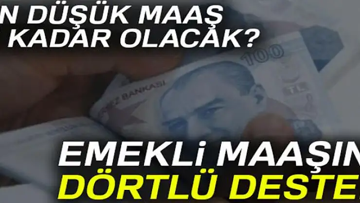 Emekli maaşına dörtlü iyileştirme