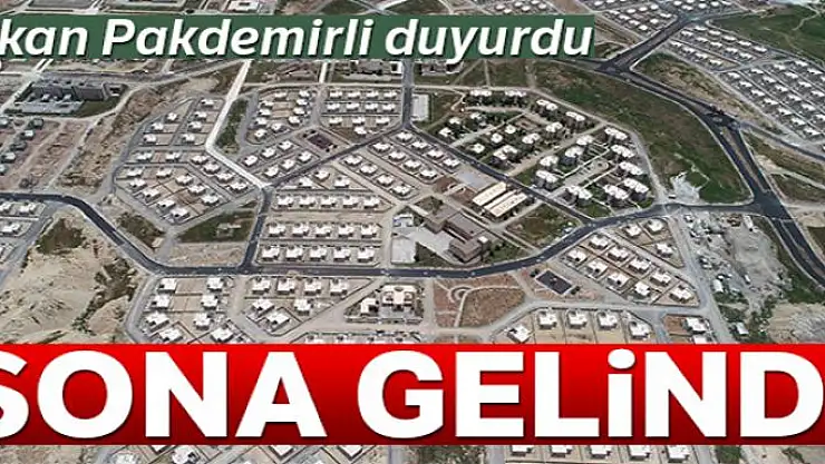 Yeni ve modern Hasankeyf'te sona gelindi