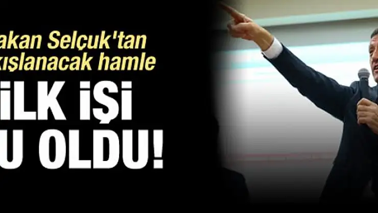 Bakan Selçuk'tan etik hamle! İlk işi bu oldu