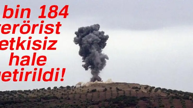 TSK, Afrin'de etkisiz hale getirilen terörist sayısını açıkladı