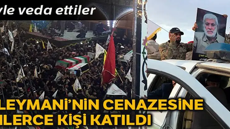 Süleymani'nin Kerbela'daki cenaze törenine binlerce kişi katıldı