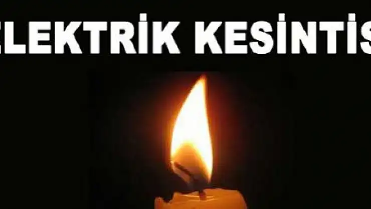 ELEKTRİK KESİNTİSİ UYGULANACAK