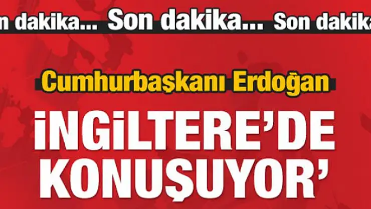 Erdoğan'dan İngiliz iş adamlarına çağrı