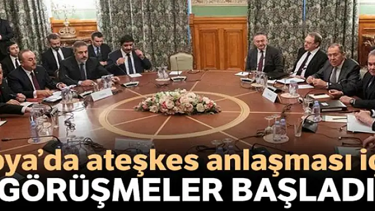 Türk ve Rus heyeti Libya gündemiyle toplandı