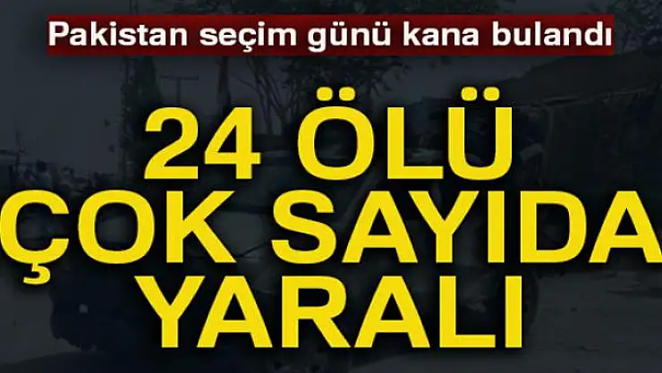 Pakistan'da patlamaların gölgesinde seçim