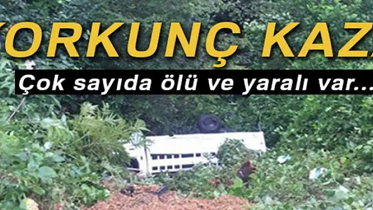 Giresun'da mevsimlik fındık işçilerini taşıyan minibüs kaza yaptı: 3 ölü, 12 yaralı