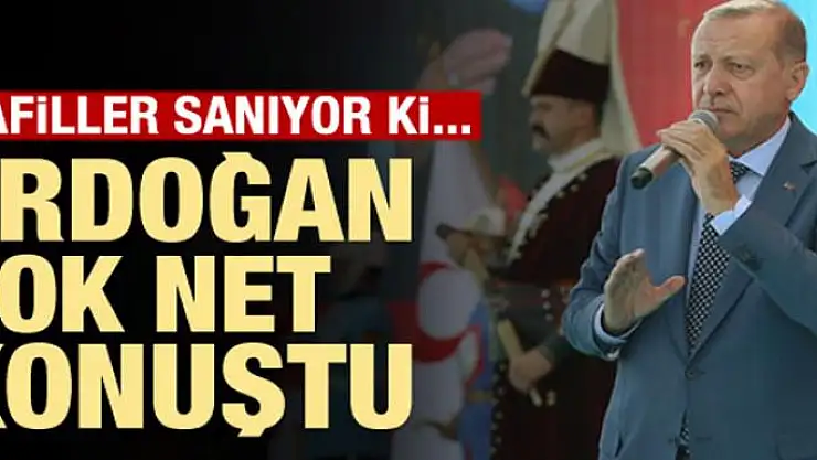 Başkan net konuştu: Sanıyorlar ki mesele Erdoğan