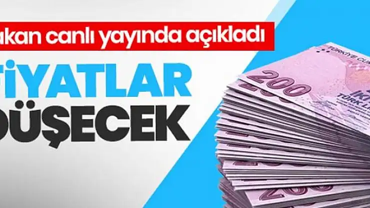 Bakan Bekir Pakdemirli açıkladı: Fiyatlar düşecek