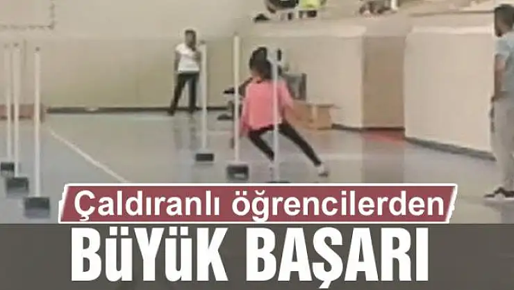 Çaldıranlı öğrencilerden büyük başarı