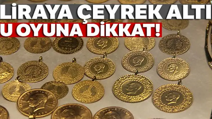 5 liraya çeyrek altın