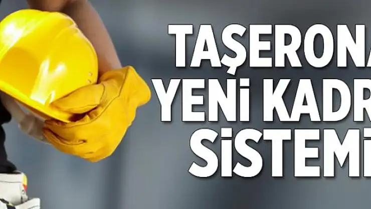 Taşerona kadro