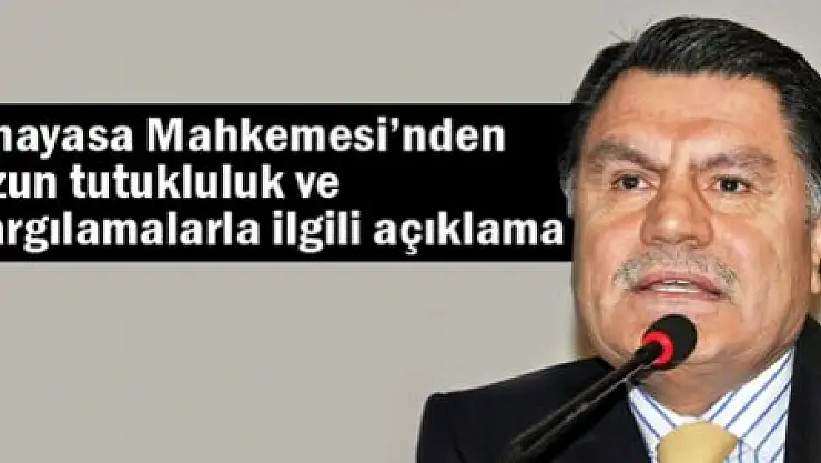 Anayasa Mahkemesinden Tarihi Karar