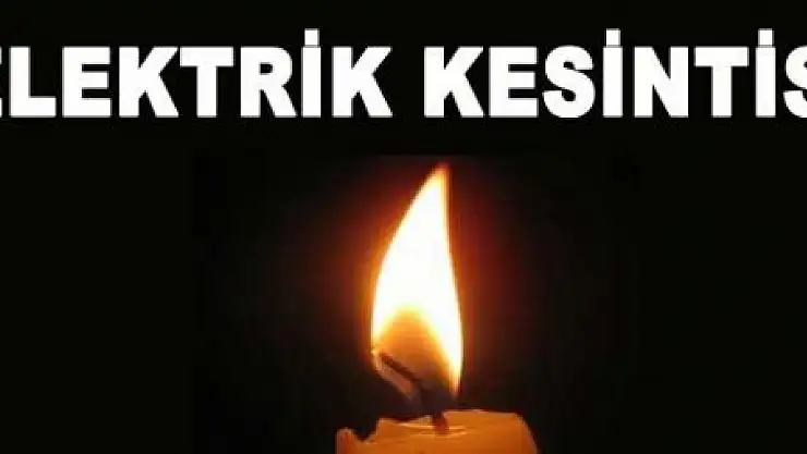 ELEKTRİK KESİNTİSİ UYGULANACAK